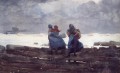 Fisherwives Winslow Homer watercolour